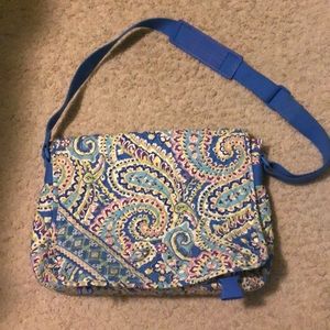 Vera Bradley Capri Blue Crossbody Messenger Bag
